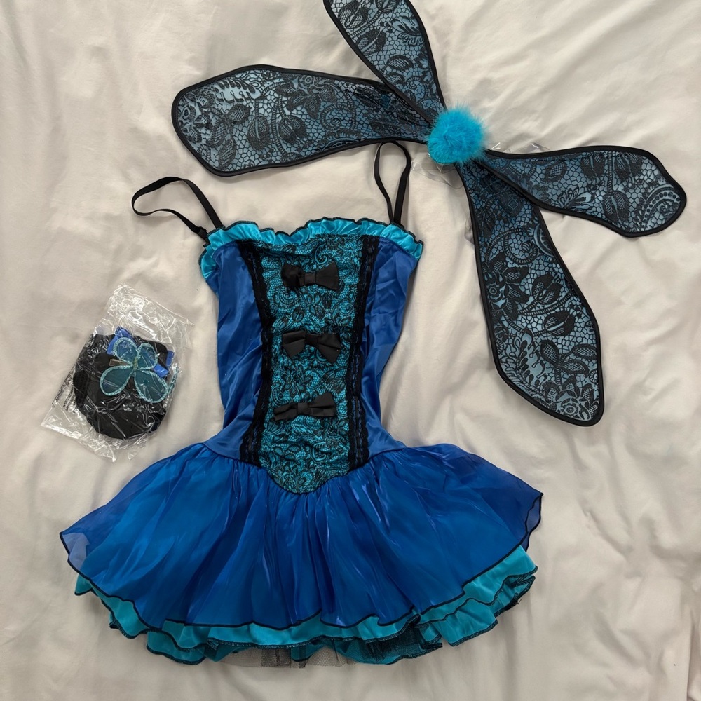 blue fairy costume